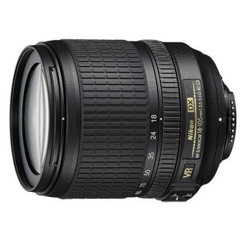 Nikon AF-S DX NIKKOR 18-105mm f/3.5-5.6G ED VR SLR Objetivo de Zoom Estándar Negro