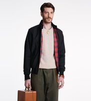 baracuta para hombre brcps3001ut3124 chaqueta harrington g9 marino oscuro xl casual poliester