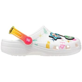 Crocs Zuecos Sandales Classic Rainbow High blanc para niña