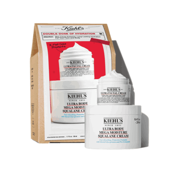 Kiehl's Pack de cremas hidratantes para rostro y cuerpo - Double Dose of Hydration Set
