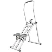 sportnow stepper de escalera para casa plegable con 3 niveles de resistencia manillar ajustable monitor lcd soporte para movil blanco   aosom espana