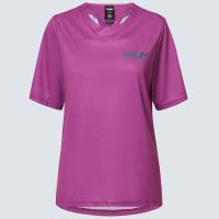 oakley womens factory pilot lite jersey - l - ultra purple