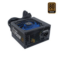 fuente alimentacion 750w coolbox coolbox fuente de alimentacion atx coolpower 750w 80bronze 115v-230v 80 plus bronze negro