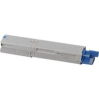 compatible cyan oki 43459371 standard capacity toner cartridge