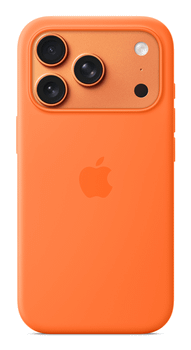 iPhone 17 Pro Silicone Case with MagSafe Orange