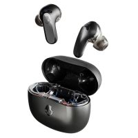 auriculares skullcandy rail anc inalambricos bluetooth con cancelacion activa de ruido microfono para uso diario y deporte negros