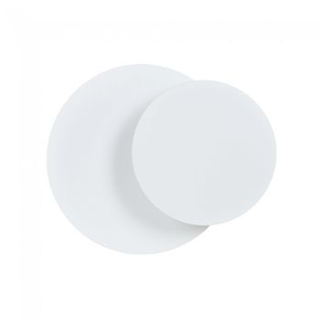 Aplique de pared aura blanco