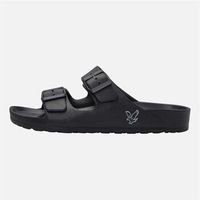 lyle  scott sandalias jobi003-001 black para hombre