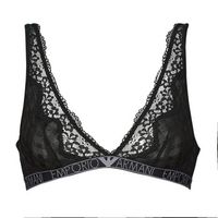 emporio armani triangulosin aros vichy mesh lace para mujer