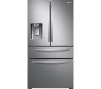 RF22R7351SR/EU Smart Fridge Freezer - Real Stainless, Cream