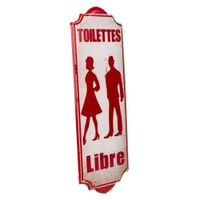 placa de metal roja 15x38x1