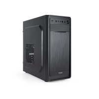 tooq caja semitorre atx rprisma ultrar negra negro incluye fuente