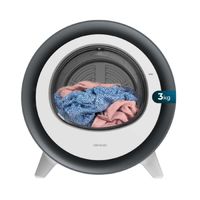 cecotec secadora compacta de evacuacion 3 kg bolero dresscode dry 3500v silver 8 programas clase a secado automatico inteligente