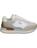 zapatillas con cuna pepe jeans pls600041-817 beige para mujer 40