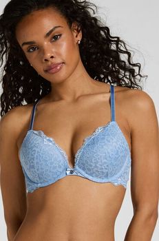 Hunkemöller Sujetador push-up de aros preformado Marine Azul