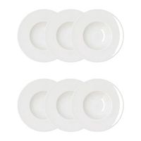 set 6 pl risoto 26cm serenity hydrozero 26cm bidasoa serenity hydrozero - blanco apto microondas