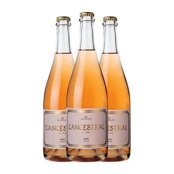 Mont-rubí Espumoso Rosado L'ancestral Rosé Brut 75 Cl 12.5% Vol. (pack De 3 Unidades)