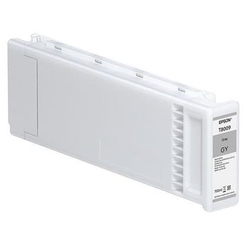 Epson T8009 (C13T800900) Grey Original UltraChrome Ink Cartridge (700ml)