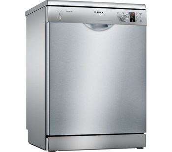 BOSCH SMS25AI00G Full-size Dishwasher - Silver, Silver