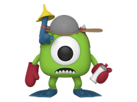 figura funko pop - mike with mitts disney monsters inc 20th 95 cm vinilo verde
