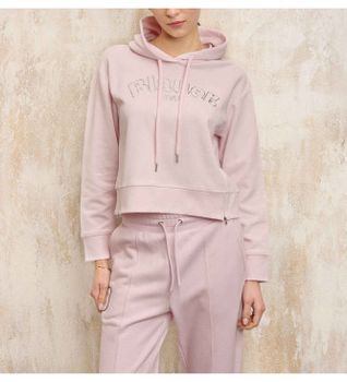 Blauer para mujer. 25SBLDF08078 Sudadera con capucha y cremallera Fayette rosa (L), Casual, Algodón
