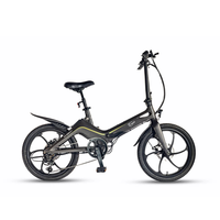 bicicleta electrica ligera onebot s9-eagle de 20 y 250 w gris