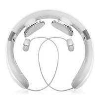 masajeador de cuello inteligente con auriculares bluetooth 50 155x5x135 cm color blanco