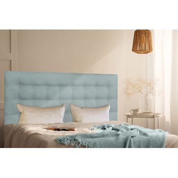 Cabecero Cama Oslo Tapizado Tejido Antimanchas Verde 90x70cm