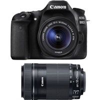 Canon EOS 80D + EF-S 18-55mm f/4-5.6 IS STM + EF-S 55-250 mm f/4-5,6 IS STM