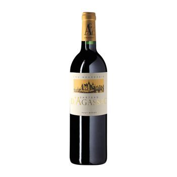 Vino Tinto Château D'agassac. Cru Bourgeois Haut-médoc 75 Cl 12.5% Vol.