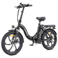 bicicleta electrica plegable hillmiles mileport1 - 350 w 36 v 13 ah - 20 - 25 kmh negra