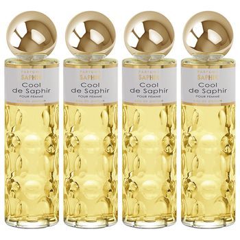 Pack De 4 Eau De Parfum Mujer Saphir Cool 200ml