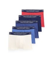 polo ralph lauren para hombre 714864292028 set 5 boxers clasicos de algodon elastico multicolor xl homewear