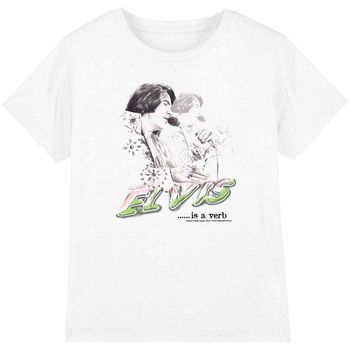 Elvis Presley Camiseta Elvis Is A Verb para niño