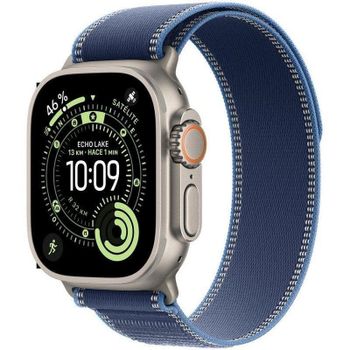 Apple Watch Ultra 3 GPS + Cellular 49mm Titanio Natural Correa Loop Trail Azul/Azul Brillante M/L