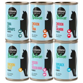 Cosma Nature Mixed Trial Pack - 6 x 140g Mix I (6 Varieties)