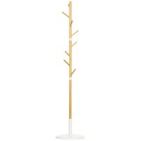 perchero de pie 378x378x1756 cm madera natural
