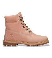 timberland para mujer tb0a5m5na8m1 botines de piel premium rosa 40 w plano cordones casual
