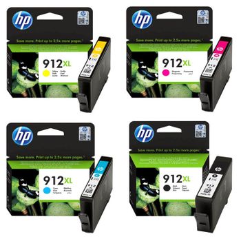 Original Multipack HP OfficeJet 8015 Printer Ink Cartridges (4 Pack) -3YL84AE