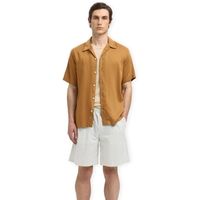 selected camisa manga corta regnoa mix shirt ss - chipmunk para hombre