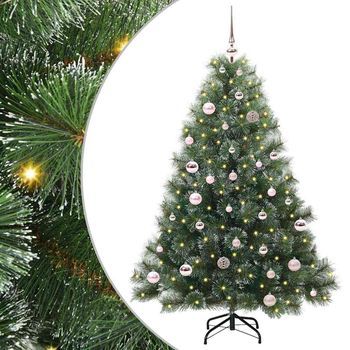 Árbol De Navidad Artificial Con 150 Led Verde 150 Cm Pe Y Pvc Vidaxl