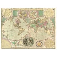 legendarte - cuadro lienzo impresion digital - mapa antiguo no 59 - decoracion pared cm 40x50