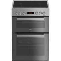 beko xdc663sm 60 cm electric cooker - silver silver