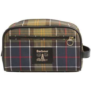 Barbour Bandolera Neceser de tartán para hombre