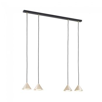 Lámpara de techo lout oro (4 luces)