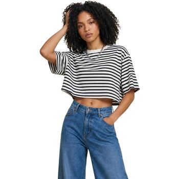 I Am Camiseta Top Cotone Righe SLE6TS241028D para mujer