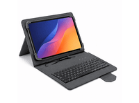 funda con teclado - maillon technologique urban universal para tablets de hasta 11 usb-c rosa