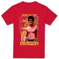 bruce lee camiseta framed year of the dragon para mujer