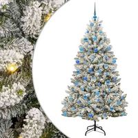 arbol de navidad artificial 180 cm 300 led blanco calido vidaxl