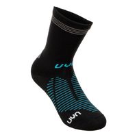 uyn waterproof calcetines para correr-negroazul